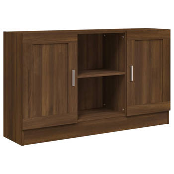 The Living Store Dressoir Bruineiken - 120 x 30.5 x 70 cm - Sterk en praktisch