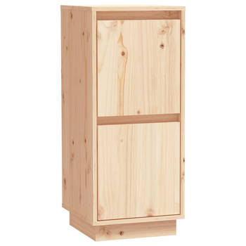 The Living Store Dressoir Bijzetkast - 31.5x34x75cm - Massief grenenhout en MDF