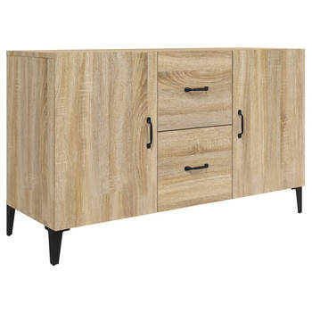 The Living Store Dressoir - Sonoma Eiken - 100 x 36 x 60 cm - Bewerkt Hout