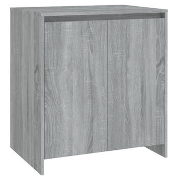 The Living Store Dressoir - Grijs Sonoma Eiken - 70 x 41 x 75 cm - Montage vereist