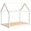 The Living Store Hondenmand - 111 x 80 x 100 cm - Massief grenenhout