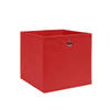 The Living Store Opvouwbare Opbergboxen - Nonwoven Stof - 28 x 28 x 28 cm - Rood