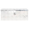 The Living Store Aluminium Opbergbox - 60 x 23.5 x 23 cm - Roestbestendig - Ruime binnenruimte