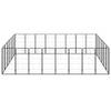 The Living Store Hondenkennel Gepoedercoat Staal - 400x300x100 cm - Stabiel en Veilig