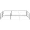 The Living Store Hondenkennel - Grote - stevige buitenren - 300 x 200 x 70 cm - Zilver