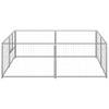 The Living Store Hondenkennel - Grote Buitenren 200x200x70 cm - Stevig Staal