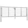 The Living Store Tuinpoort - Klassiek ontwerp - Gegalvaniseerd staal - 306 x 125 cm (B x H) - Trendy -