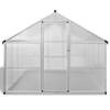 The Living Store Broeikas - Dubbelwandig polycarbonaat - 12 m²