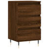 The Living Store Dressoir - - Meubelen - 40x35x70 cm - Bruineiken