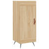 The Living Store-Dressoir-34-5x34x90-cm-bewerkt-hout-sonoma-eiken - Keukenkast