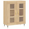 The Living Store Dressoir - Meubelen - 69.5 x 34 x 90 cm - Sonoma eiken