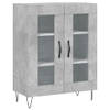 The Living Store Dressoir Beeton - 69.5 x 34 x 90 cm - Glas ontwerp