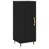 The Living Store Dressoir - Trendy - Opbergkast - 34.5 x 34 x 90 cm - Zwart