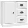 The Living Store Dressoir Klassieke - Bijzetkast - 70x35.5x67.5 cm - Wit