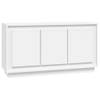 The Living Store Dressoir - Kast - 102x35x55 cm - wit hout