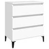 The Living Store Dressoir - Minimalistisch - Kast - 60 x 35 x 70 cm - Wit