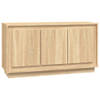The Living Store Dressoir Classic Sonoma Eiken - 102x35x55 cm - Duurzaam bewerkt hout