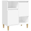 The Living Store Dressoir - Bijzetkast - 60 x 35 x 70 cm - Wit