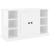 The Living Store Dressoir - naam van - Kast - 100 x 35.5 x 60 cm - Hoogglans wit