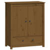 The Living Store Houten Kast - Massief Grenenhout - Dressoir - 83 x 41.5 x 100 cm - Voldoende opbergruimte