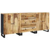 The Living Store Dressoir - Mangohout - 60 x 33 x 75 cm - Opbergruimte - Stevig blad