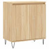 The Living Store Dressoir - Sonoma Eiken - 60 x 35 x 70 cm - Met IJzeren Poten