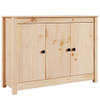 The Living Store Houten Dressoir - Massief Grenenhout - Bijzetkast - 100x35x74 cm - Multifunctioneel