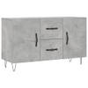 The Living Store Dressoir - Meubelen - 100 x 36 x 60 cm - Betongrijs