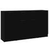 The Living Store Dressoir - Minimalistisch - Kast - 30x30x70 cm - Zwart