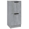 The Living Store Dressoir - minimalistische charme - Bijzetkast - 30 x 30 x 70 cm - Grijs sonoma eiken