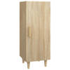 The Living Store Dressoir - Sonoma Eiken - 34.5 x 34 x 90 cm - Opbergruimte