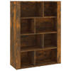 The Living Store Dressoir Modern - Bijzetkast - 80 x 30 x 106 cm - Gerookt Eiken