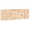 The Living Store Dressoir - Massief grenenhout - 230 x 35 x 80 cm - Ruime opbergruimte