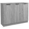 The Living Store Dressoir - Modern Charme - Hout - 90.5 x 30 x 70 cm - Grijs Sonoma Eiken