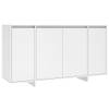 The Living Store Dressoir Keukenkast - 135x41x75 cm - Wit - Montage vereist