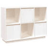 The Living Store Dressoir - Modern - Bijzetkast - 110.5 x 35 x 80 cm - Massief grenenhout