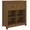 The Living Store Dressoir Grenenhout - Honingbruin - 70 x 35 x 80 cm