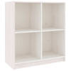 The Living Store Dressoir - - Meubelstoffering - 70x33x76 cm - Wit