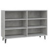 The Living Store Dressoir - Industriële stijl - 103.5 x 35 x 70 cm - Betongrijs