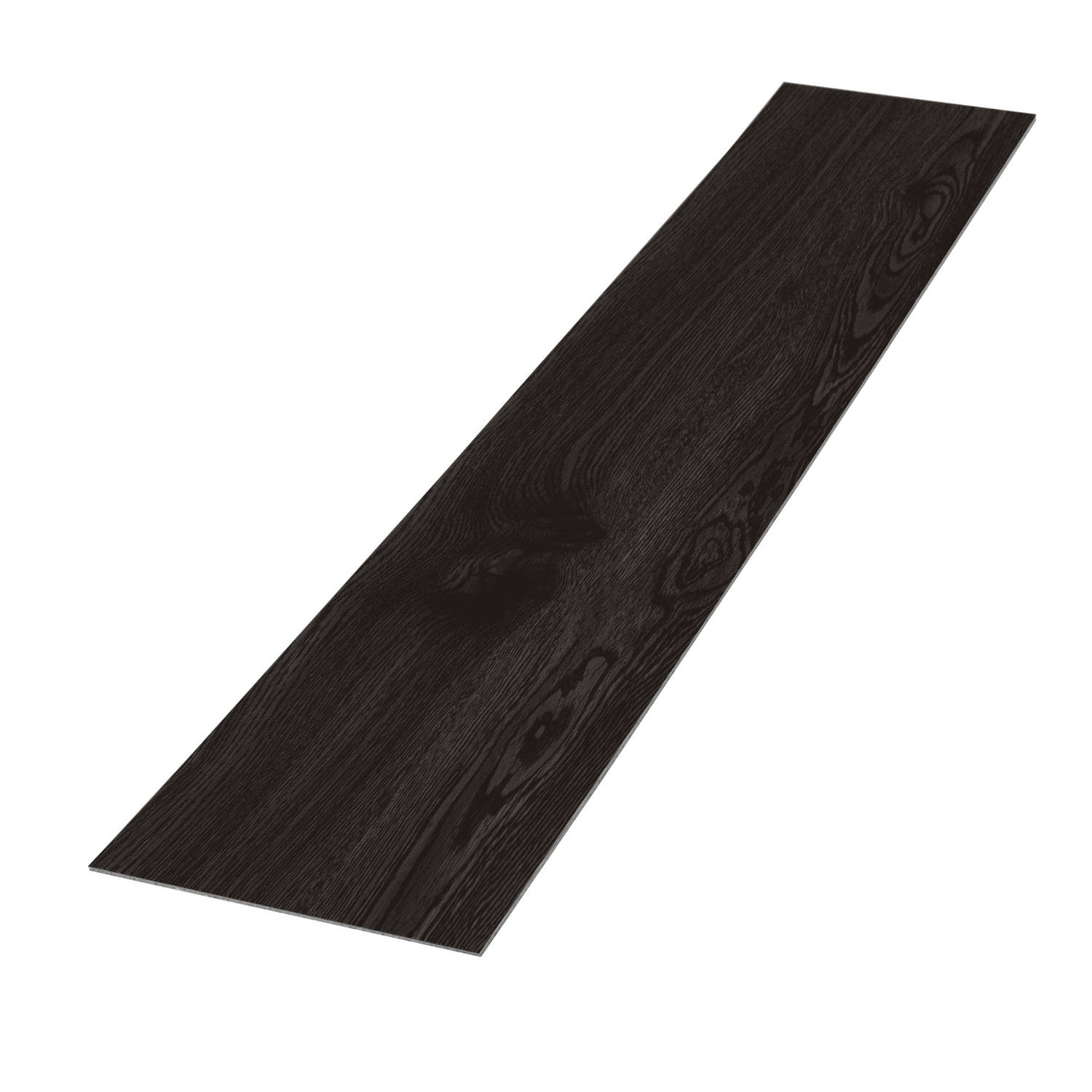 Deluxe PVC klevende vinylvloer voor 2,3 m² eik donkergrijs 2 mm dik ML design