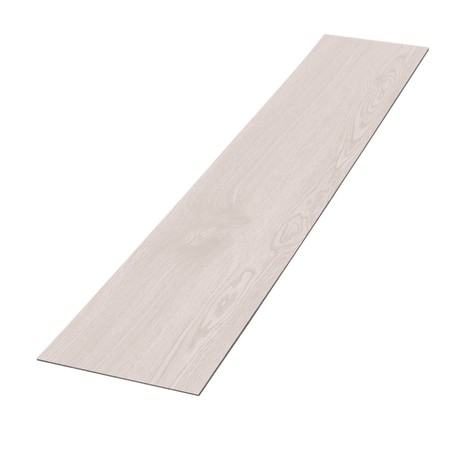 Deluxe PVC klevende vinylvloer voor 2,3 m² witte eik 2 mm dik ML-Design