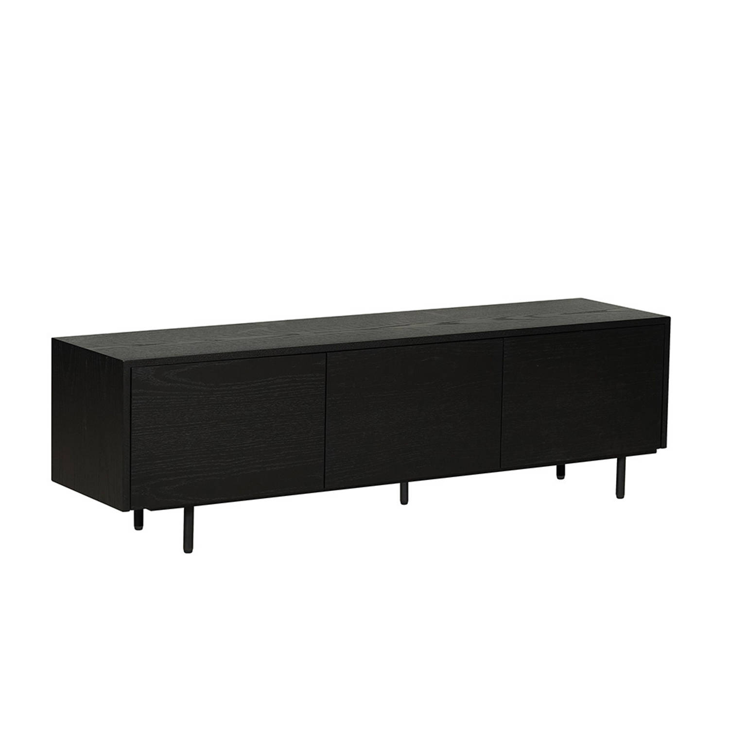 Bronx71® Tv-meubel Thomas zwart eiken 150 cm