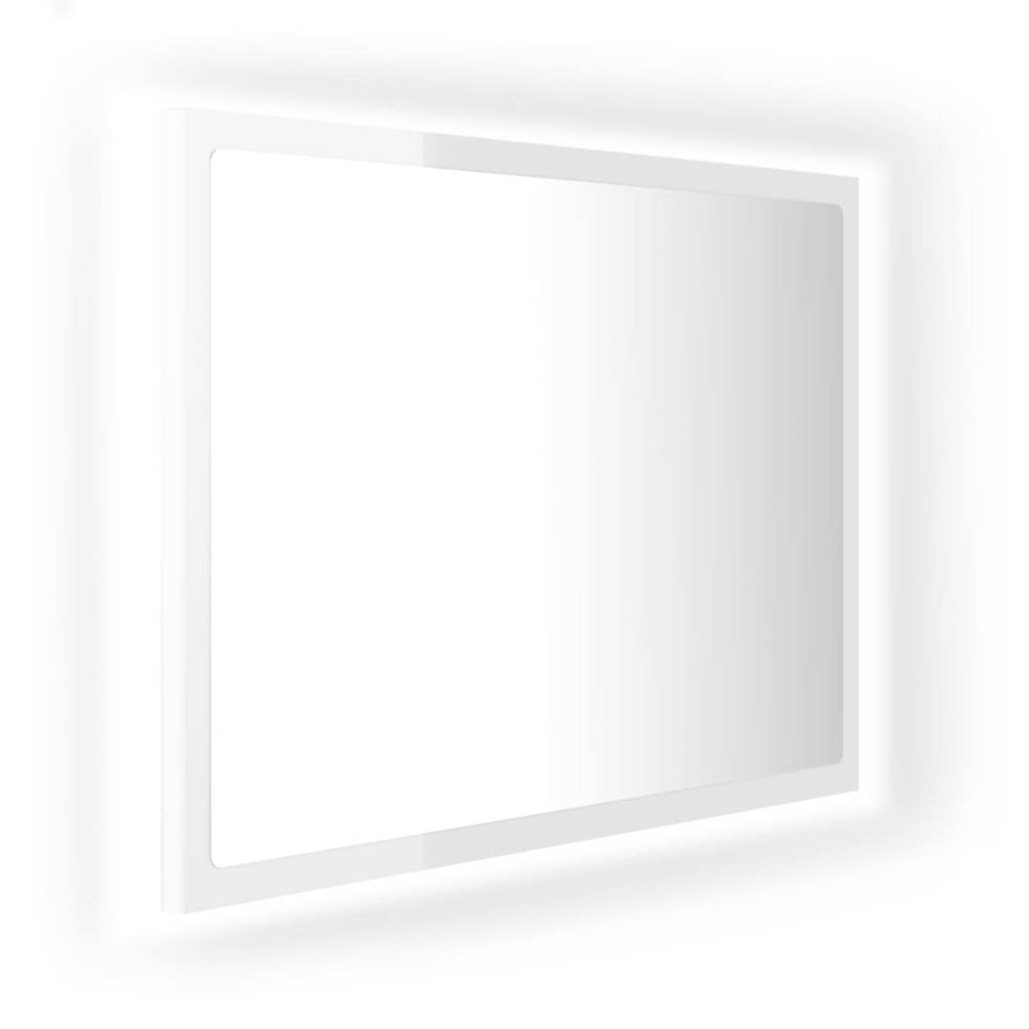 The Living Store LED-spiegel Wit 60x8.5x37 cm met RGB-licht