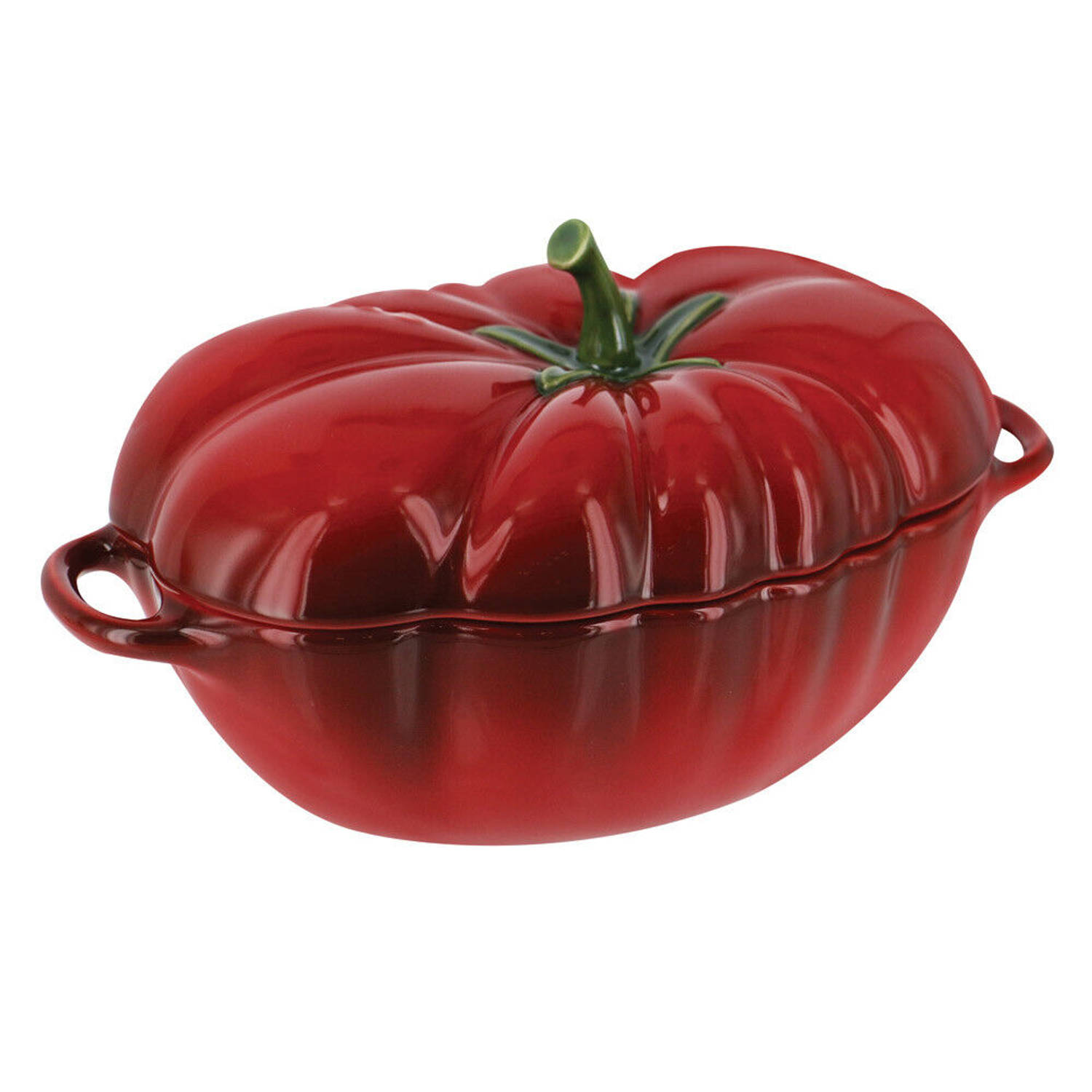 Staub Tomato 40511-855-0 500 ML braadpan vorm van tomaat rood 470 ml