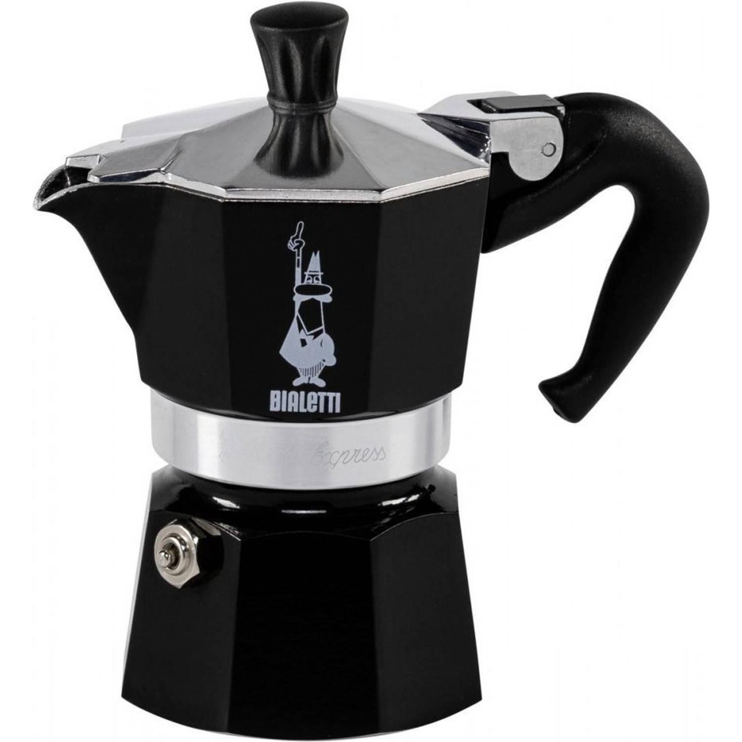 Bialetti 4951 koffiezetapparaat - zwart - 1 kopje