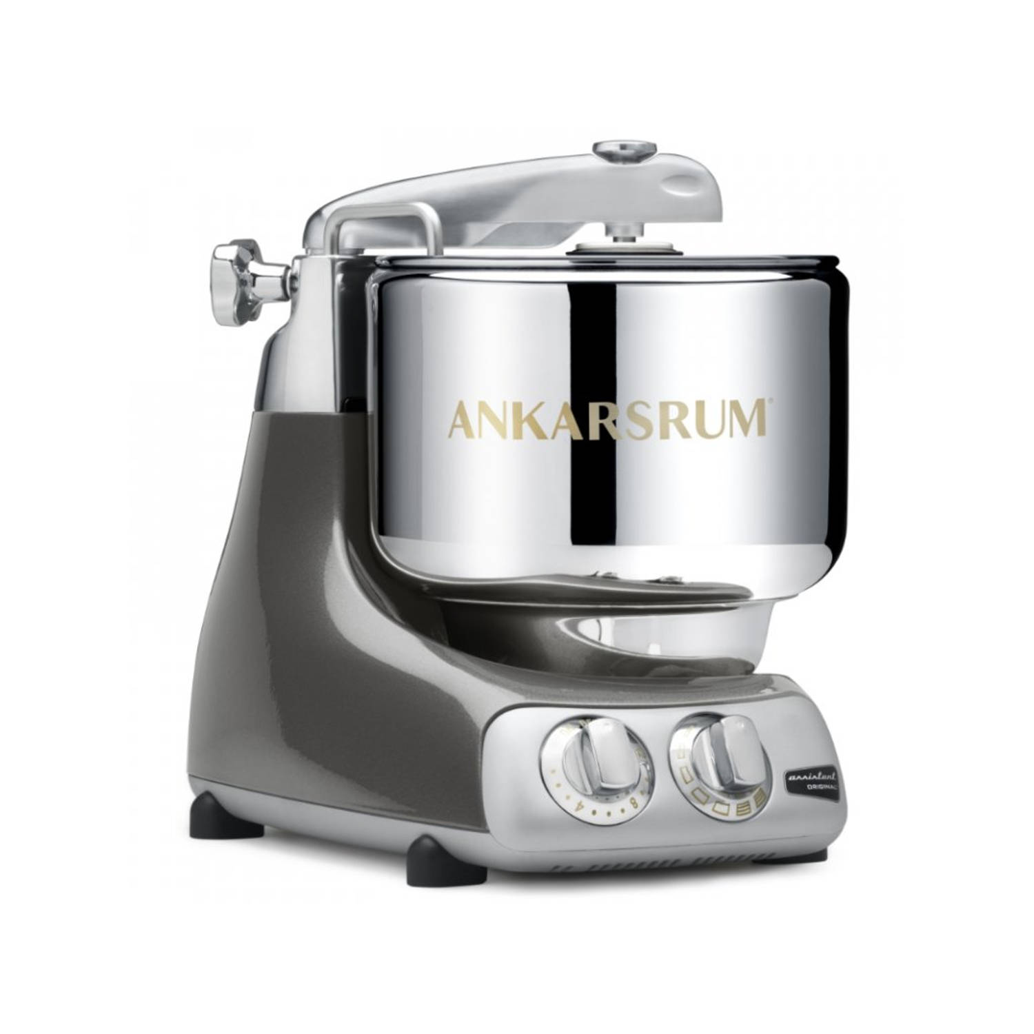 Ankarsrum Assistent Original AKR6230 keukenmachine zwart-zilver 7 L