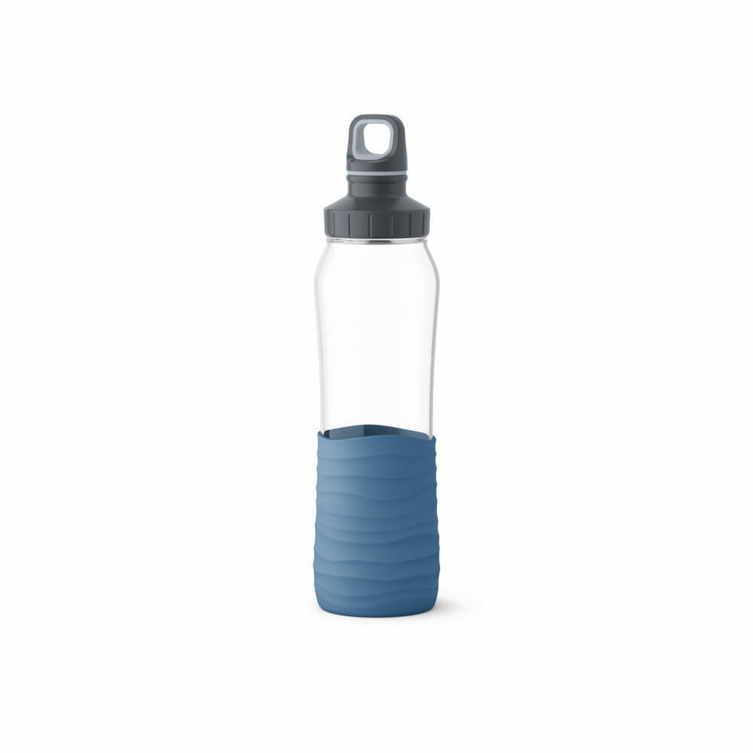 Emsa Drink2Go drinkfles glas 0.7 L blauw
