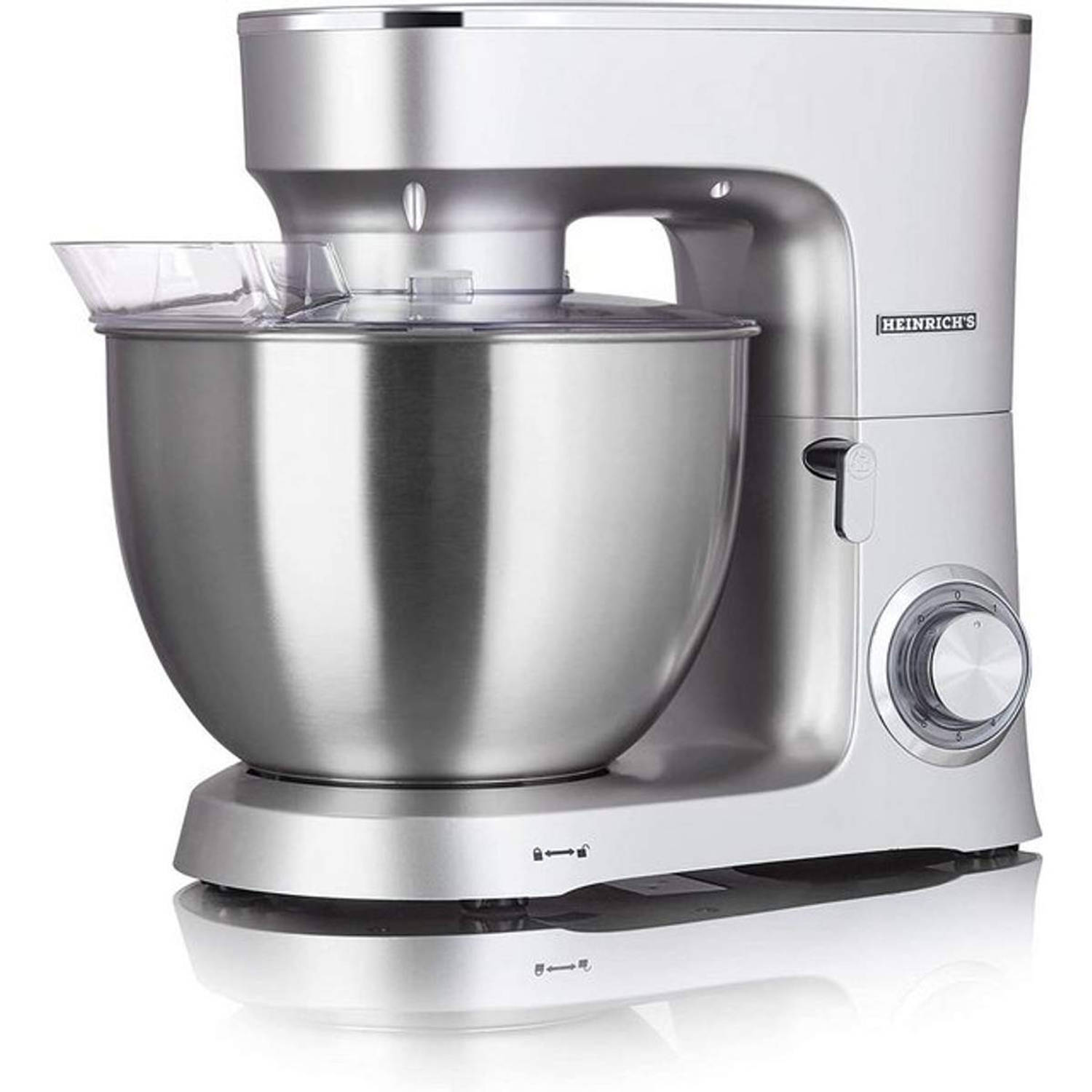 Heinrich S HKM 6278 foodprocessor - zilverkleurig - 1400 W - 6.2 L