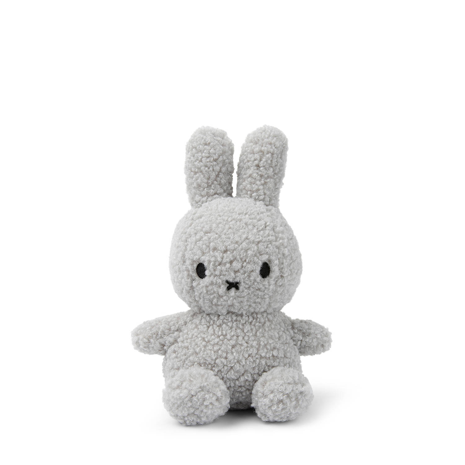 Miffy Sitting Teddy Light Grey 23 cm 9'' 100% recycled