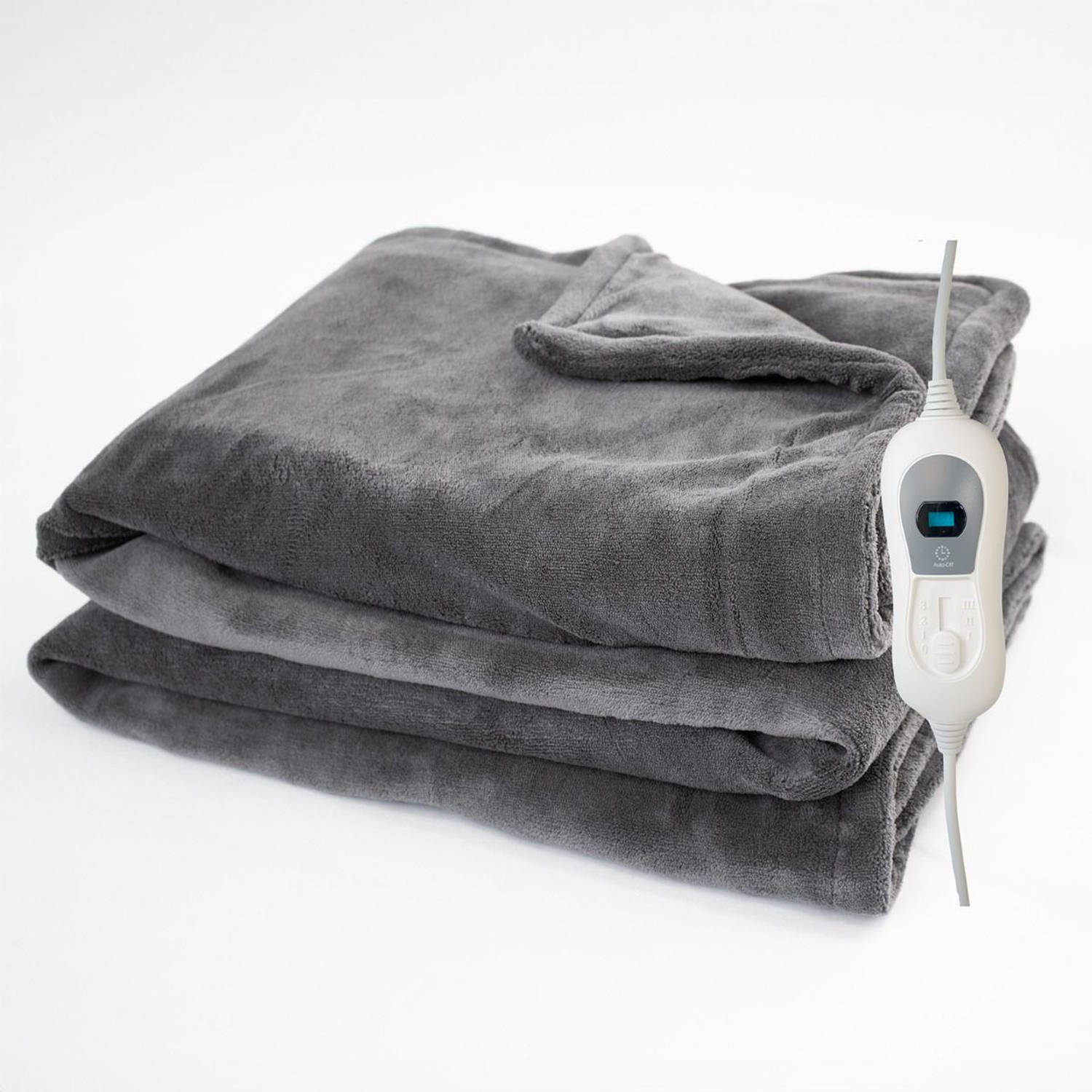 STAUS&BACH POWERNAP - Elektrisch bovendeken - 180x130 cm - 1/2 persoons - Fleece knuffeldeken